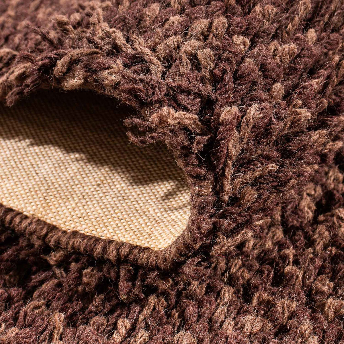 Alfombra de pasillo Alfombra de pelo largo - 295 x 65 cm - marrón