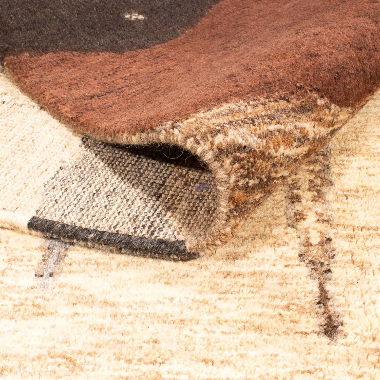 Alfombra de diseño - 245 x 184 cm - beige