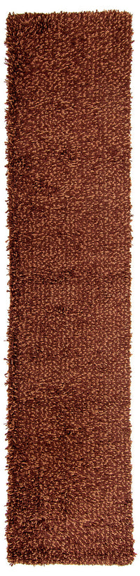 Alfombra de pasillo Alfombra de pelo largo - 295 x 66 cm - marrón