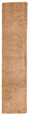 Alfombra de pasillo Alfombra de pelo largo - 310 x 65 cm - marrón claro