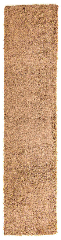 Alfombra de pasillo Alfombra de pelo largo - 310 x 65 cm - marrón claro
