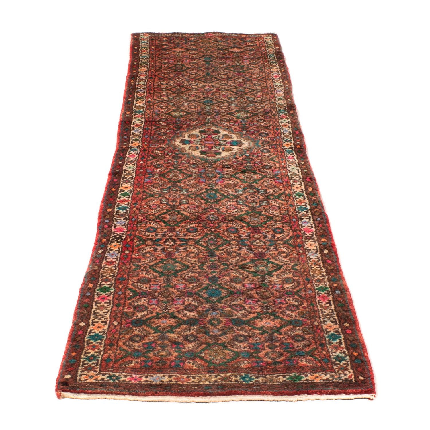 Alfombra de pasillo Alfombra persa - Nómada - 288 x 72 cm - rojo claro