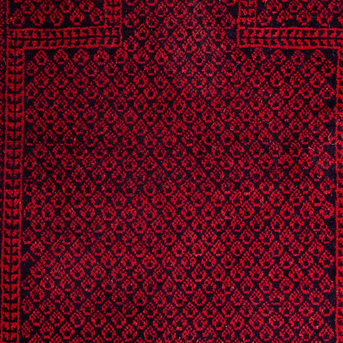 Alfombra Belutsch - 129 x 84 cm - rojo oscuro