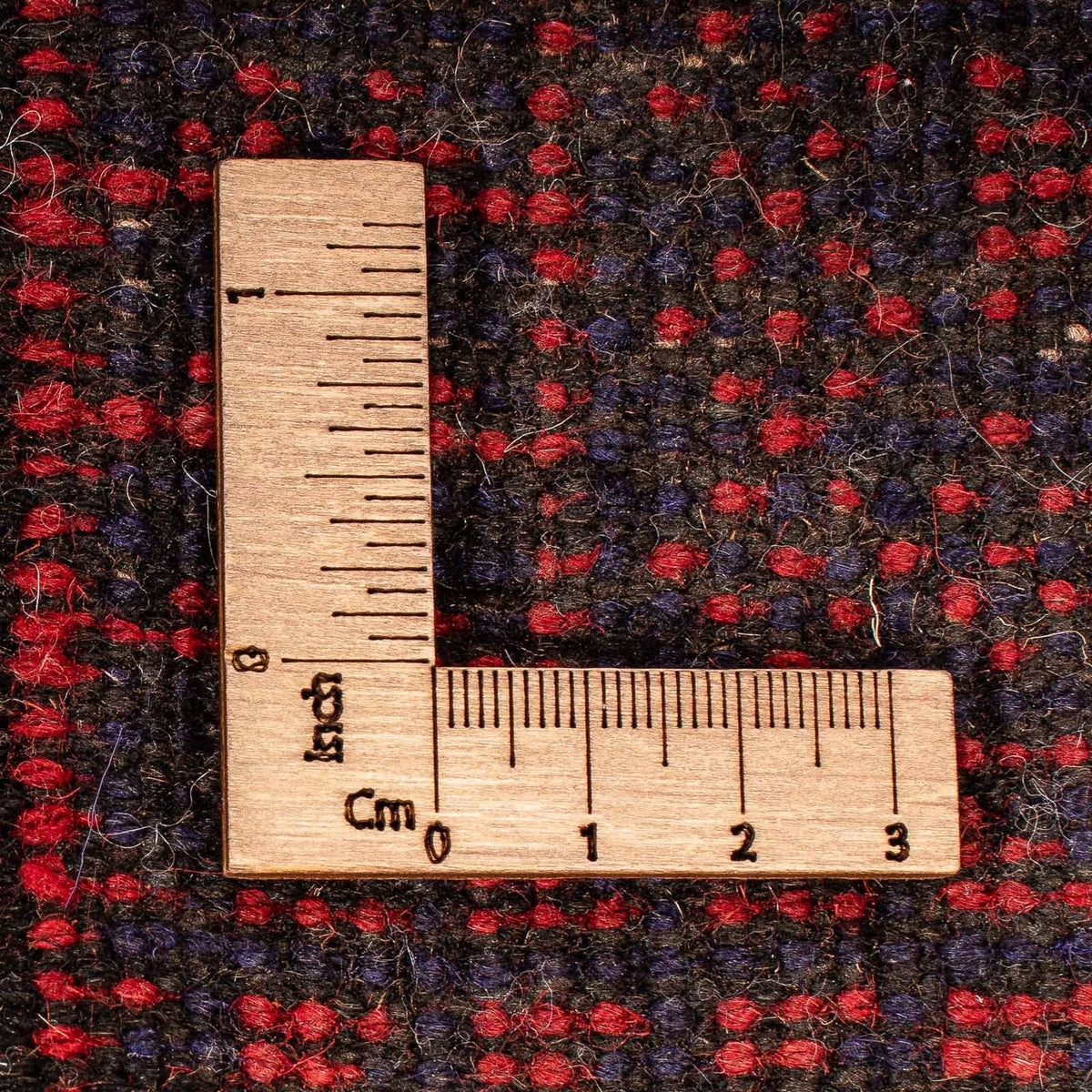 Alfombra Belutsch - 129 x 84 cm - rojo oscuro