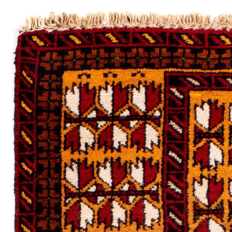 Alfombra Belutsch - 129 x 75 cm - rojo oscuro