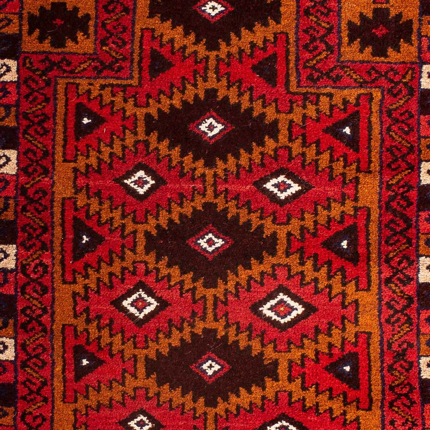 Alfombra Belutsch - 125 x 80 cm - rojo oscuro