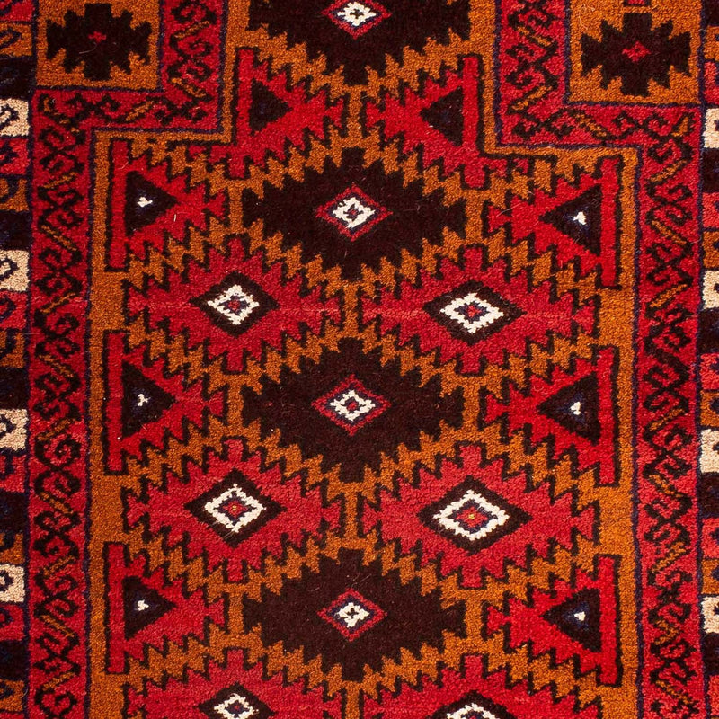 Alfombra Belutsch - 125 x 80 cm - rojo oscuro