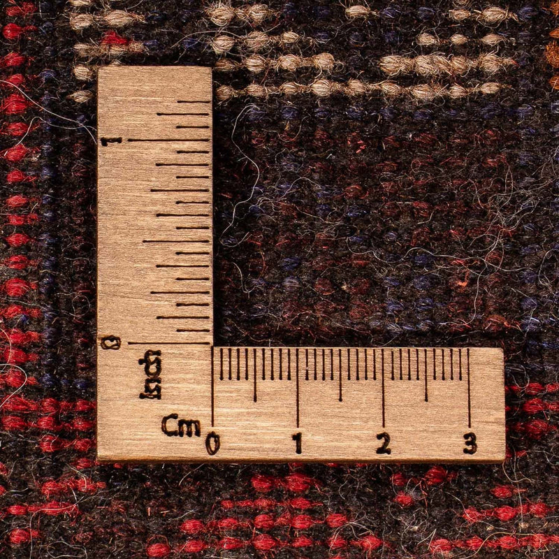 Alfombra Belutsch - 125 x 80 cm - rojo oscuro