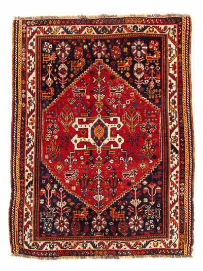 Qashqai Alfombra 115x142cm - Alfombra persa