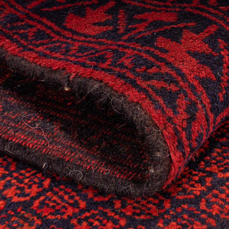 Alfombra Belutsch - 132 x 79 cm - rojo oscuro