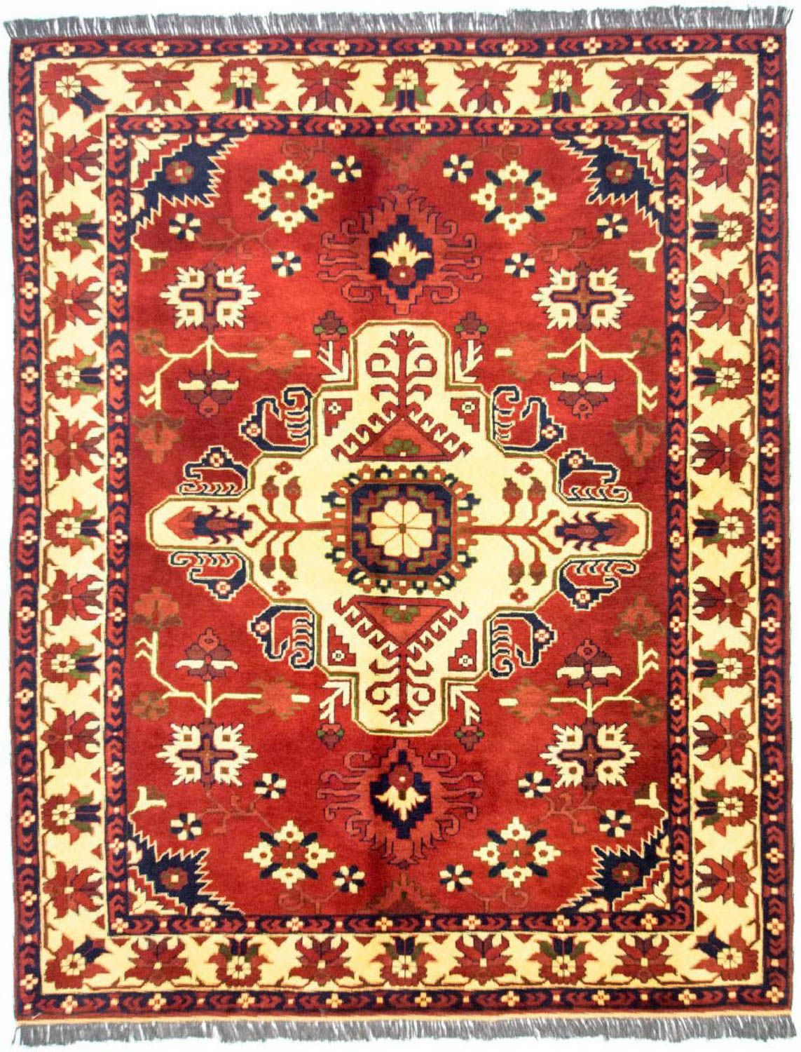 Alfombra afgana - Hatschlu - 195 x 159 cm - óxido