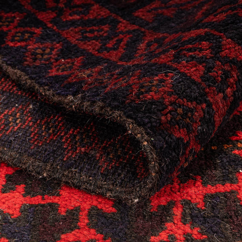 Alfombra Belutsch - 130 x 73 cm - rojo oscuro