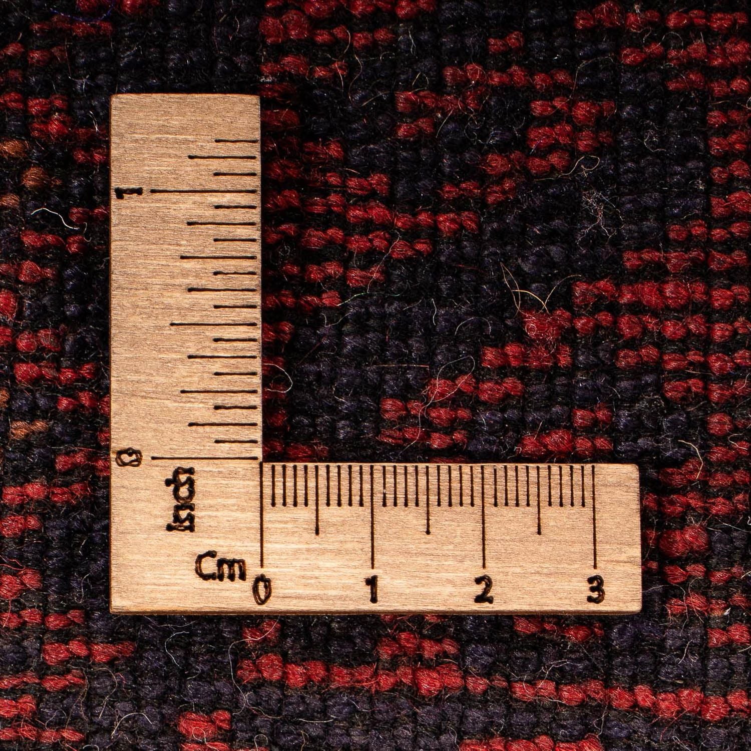 Alfombra Belutsch - 130 x 73 cm - rojo oscuro