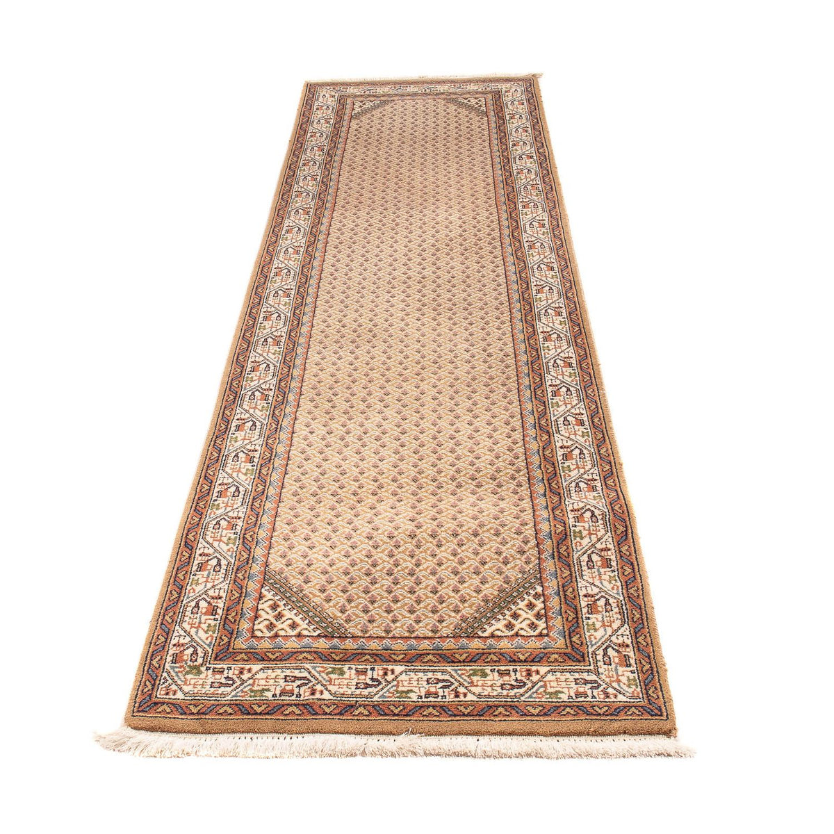 Alfombra de pasillo Alfombra oriental - Mir - Indus - 284 x 70 cm - beige