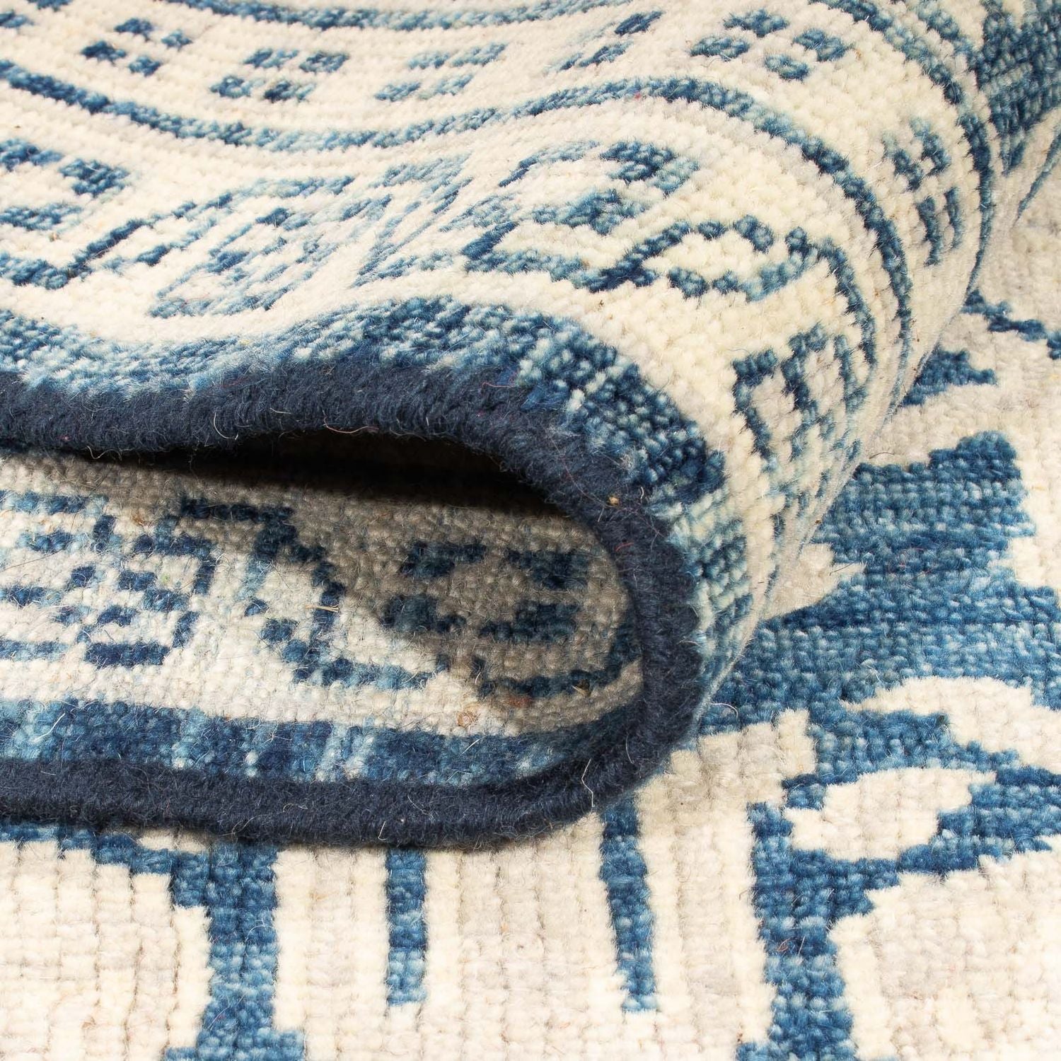 Alfombra de diseño - 279 x 185 cm - azul oscuro