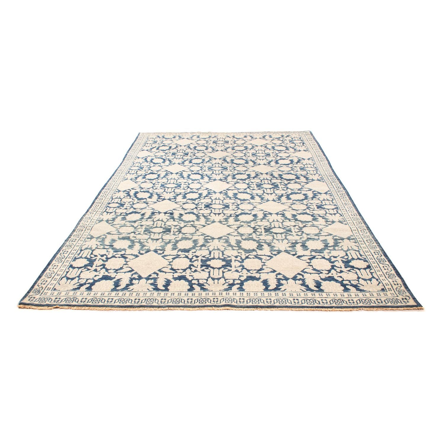 Alfombra de diseño - 279 x 185 cm - azul oscuro