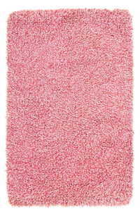 Alfombra de pelo largo - 95 x 62 cm - rosa