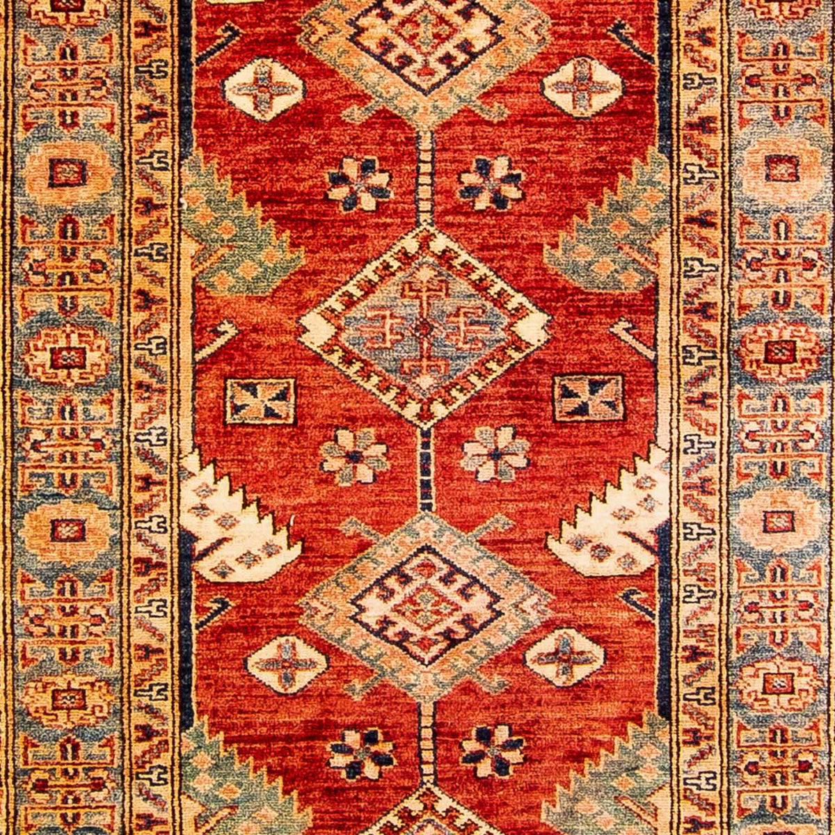 Alfombra de pasillo Alfombra Ziegler - Kazak - 321 x 84 cm - rojo