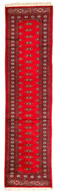 Alfombra de pasillo Alfombra Pakistani - 326 x 76 cm - rojo
