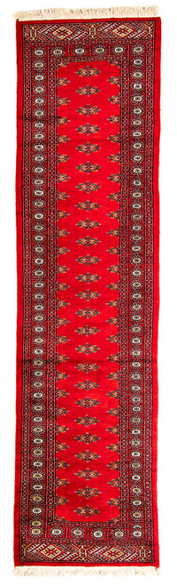 Alfombra de pasillo Alfombra Pakistani - 326 x 76 cm - rojo