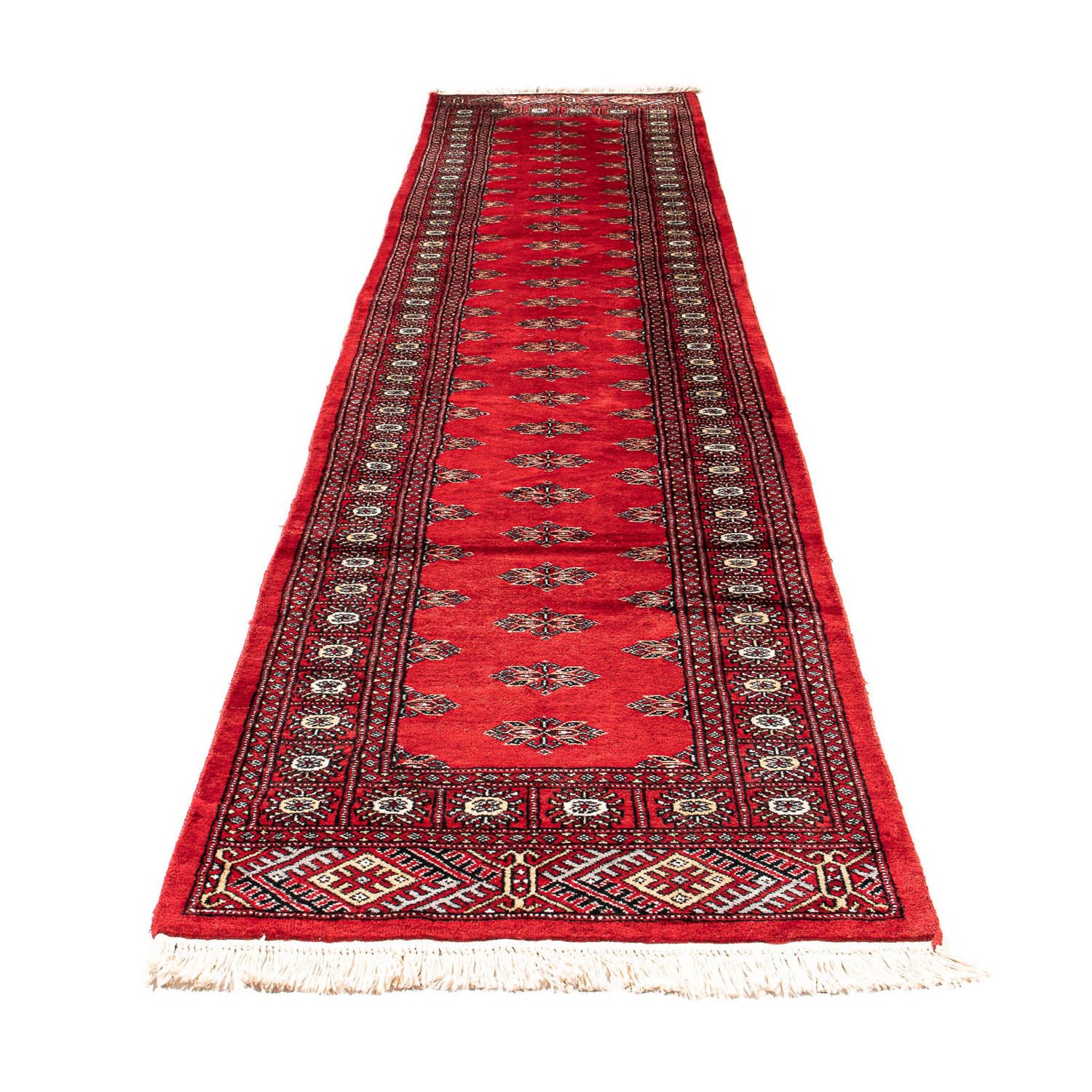 Alfombra de pasillo Alfombra Pakistani - 326 x 76 cm - rojo