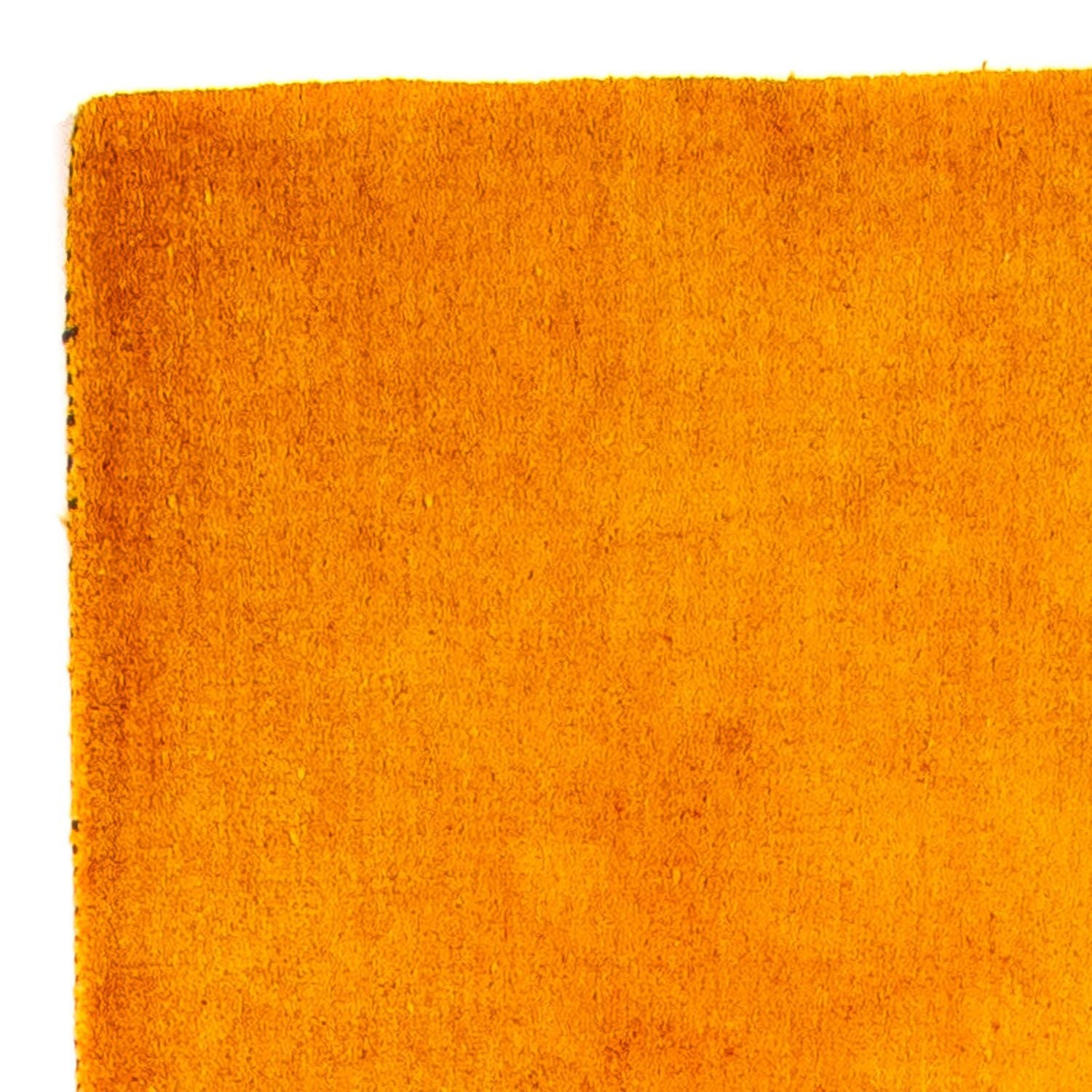 Alfombra de pasillo Alfombra Gabbeh - Loribaft Persa - 395 x 80 cm - naranja