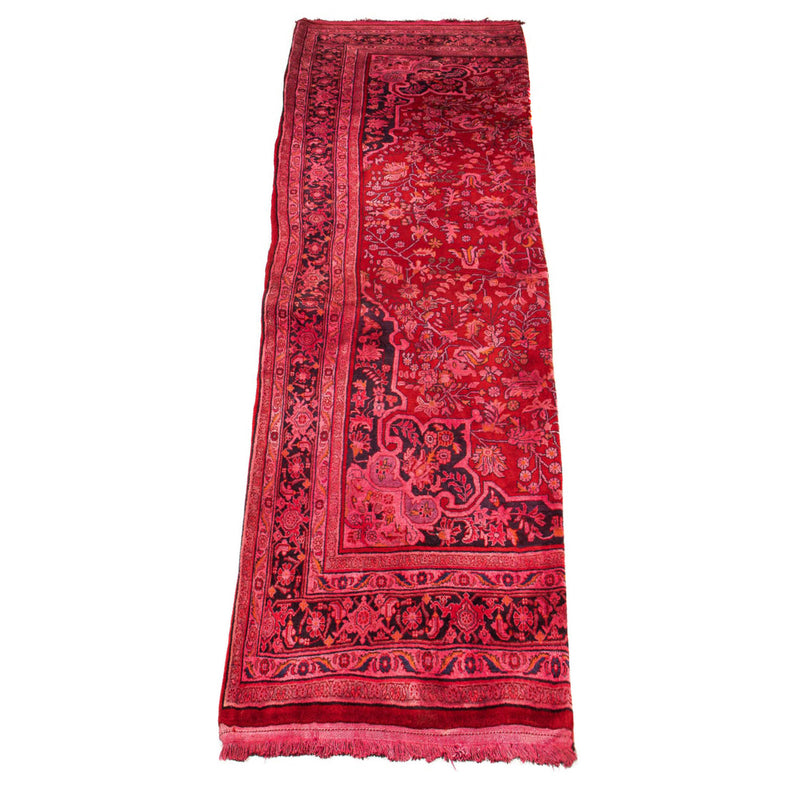 Alfombra de pasillo Alfombra persa - Bidjar - 320 x 83 cm - rojo