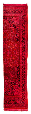 Alfombra de pasillo Alfombra persa - Bidjar - 320 x 74 cm - rojo