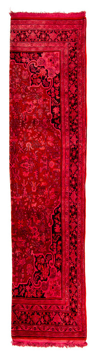Alfombra de pasillo Alfombra persa - Bidjar - 320 x 74 cm - rojo
