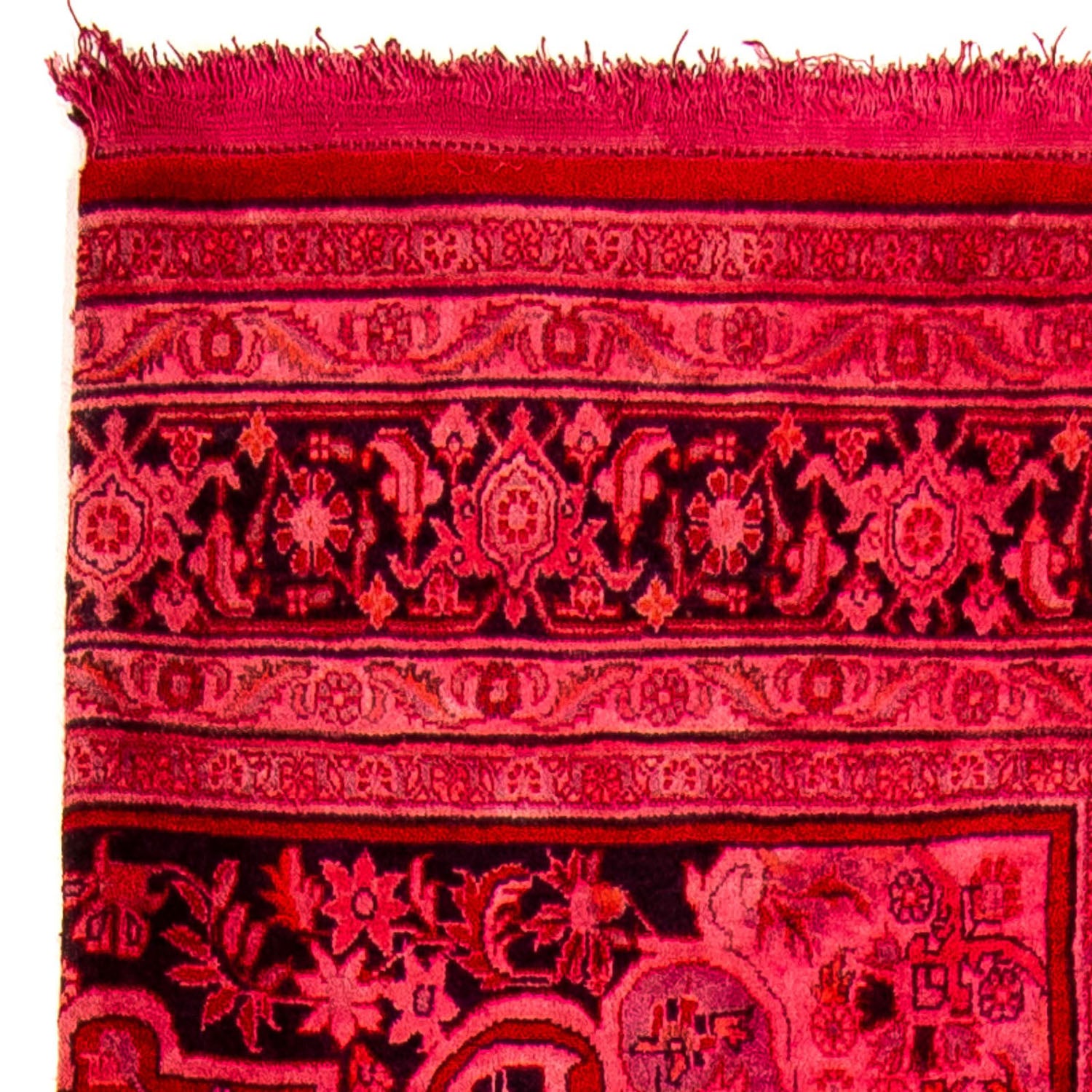 Alfombra de pasillo Alfombra persa - Bidjar - 320 x 74 cm - rojo