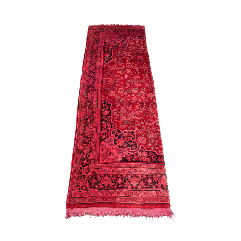 Alfombra de pasillo Alfombra persa - Bidjar - 320 x 74 cm - rojo