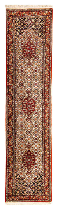 Alfombra de pasillo Alfombra oriental - Bidjar - Indus - 340 x 77 cm - beige