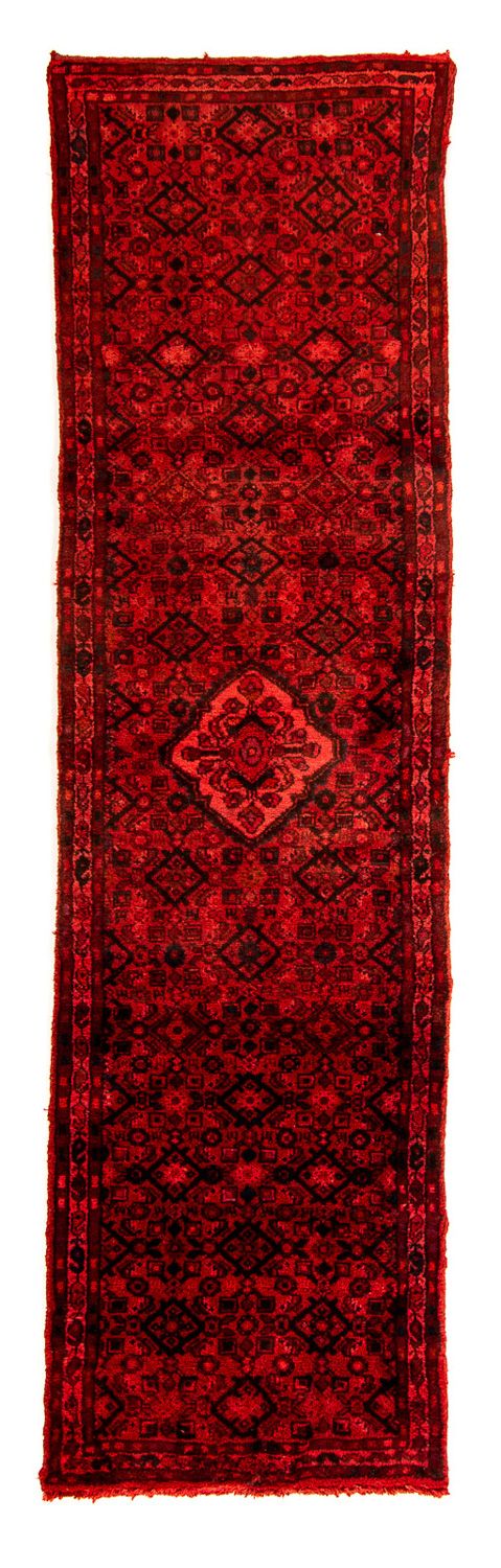 Alfombra de pasillo Alfombra persa - Nómada - 277 x 77 cm - rojo oscuro