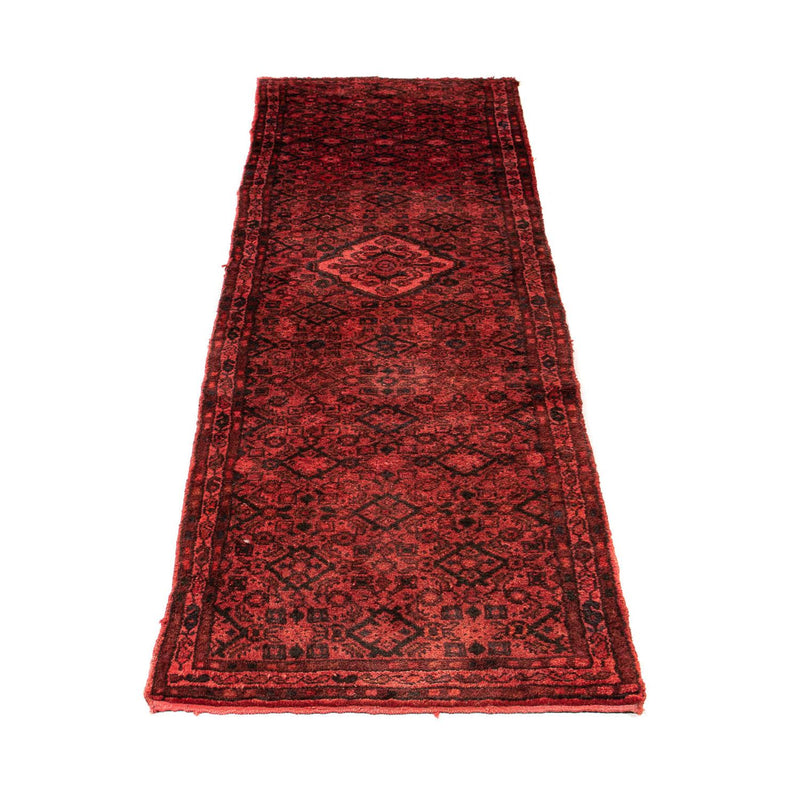 Alfombra de pasillo Alfombra persa - Nómada - 277 x 77 cm - rojo oscuro