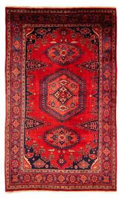 Alfombra persa - Nómada - 333 x 210 cm - rojo oscuro