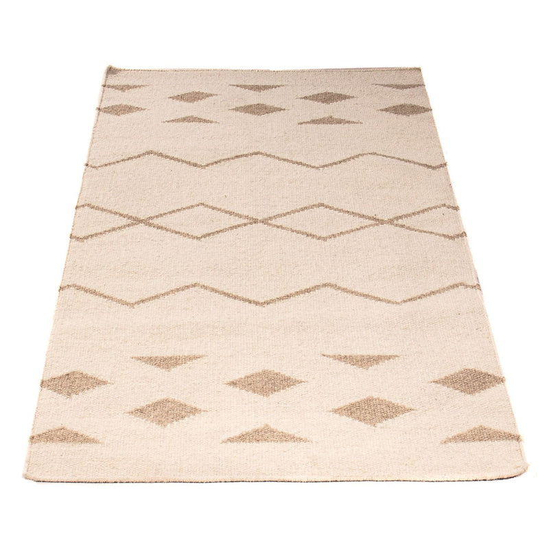 Alfombra Kelim - Tendencia - 150 x 76 cm - beige