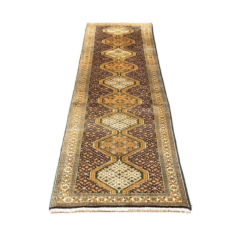 Alfombra de pasillo Alfombra persa - Nómada - 297 x 70 cm - azul oscuro