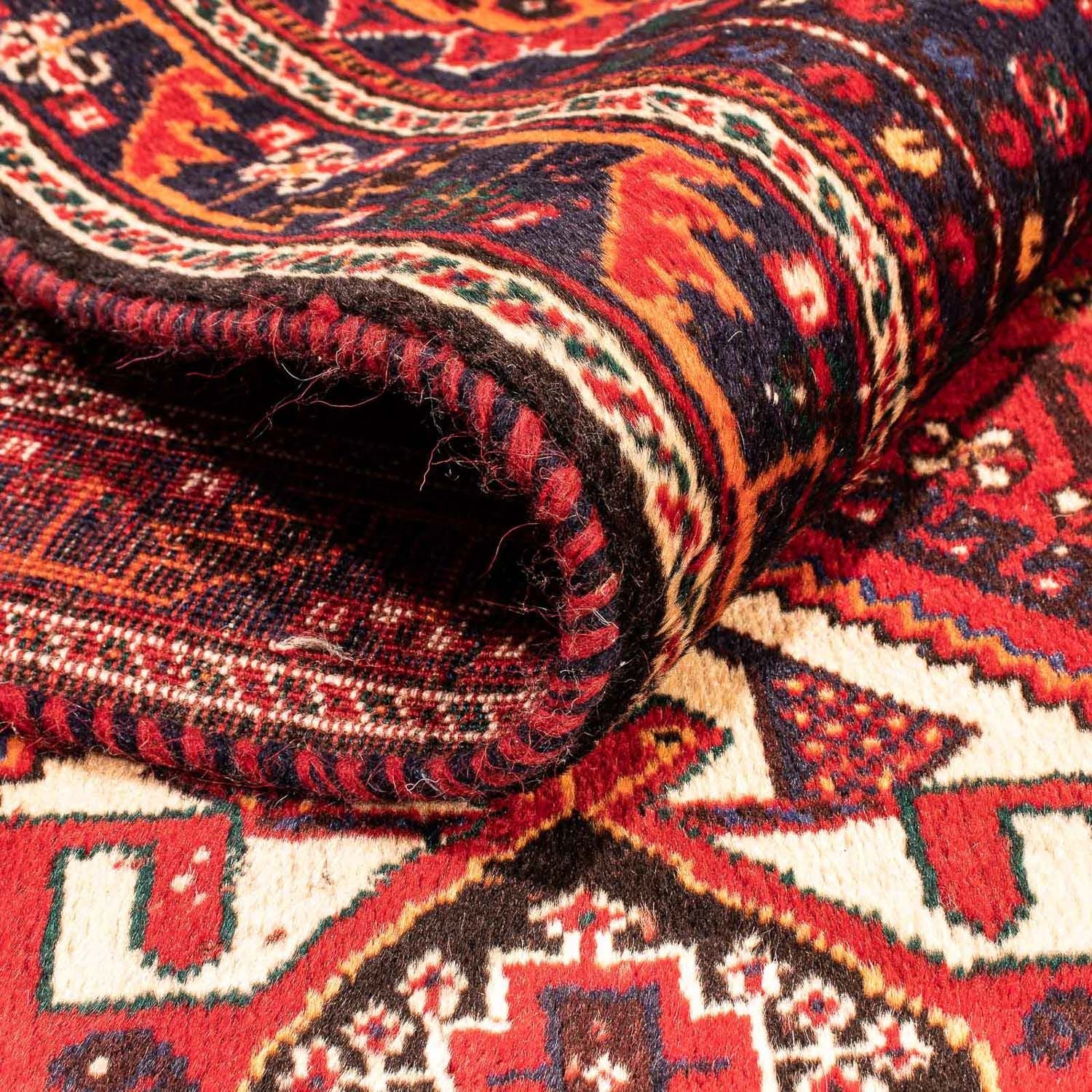 Alfombra de pasillo Alfombra persa - Nómada - 312 x 112 cm - rojo