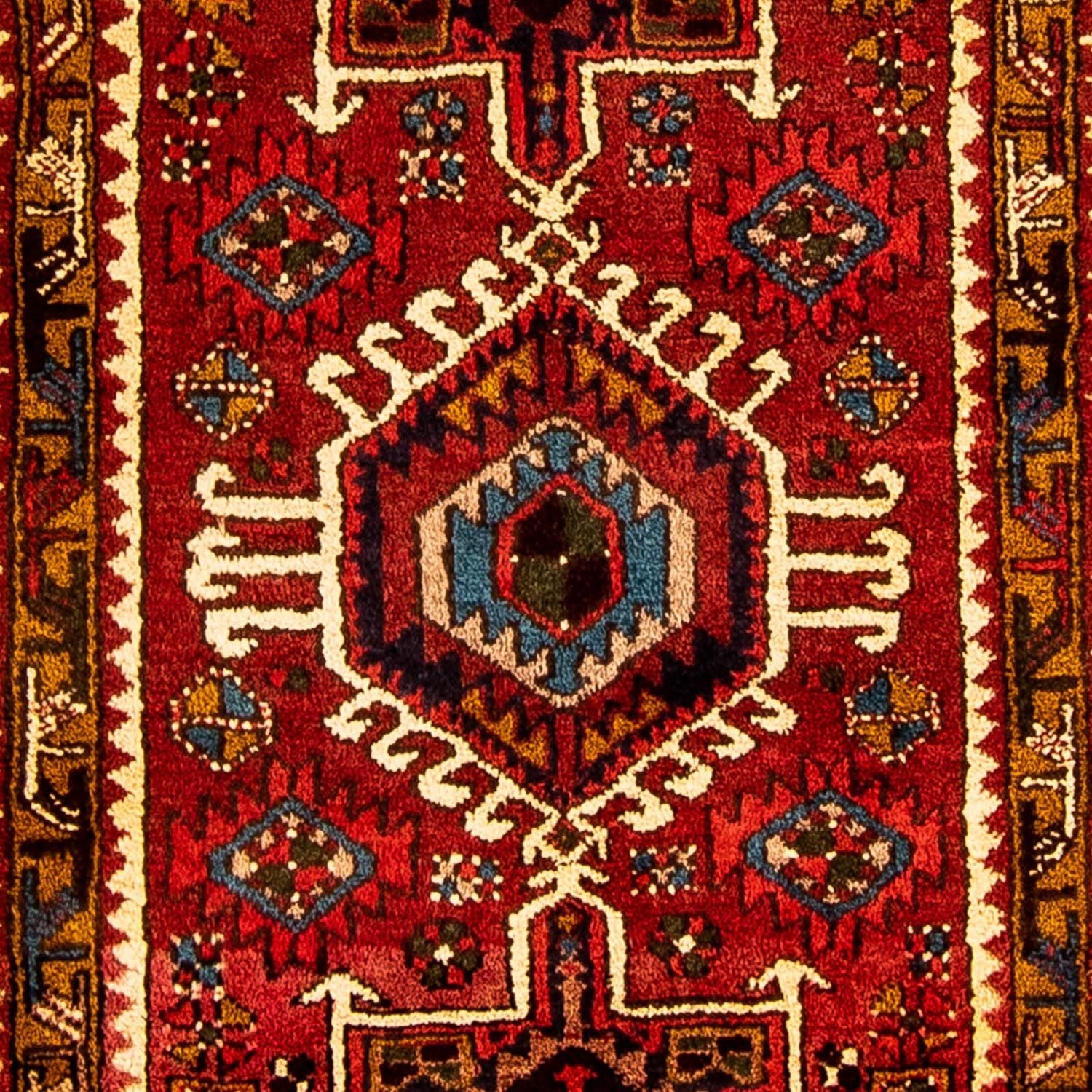 Alfombra de pasillo Alfombra persa - Nómada - 306 x 74 cm - rojo oscuro