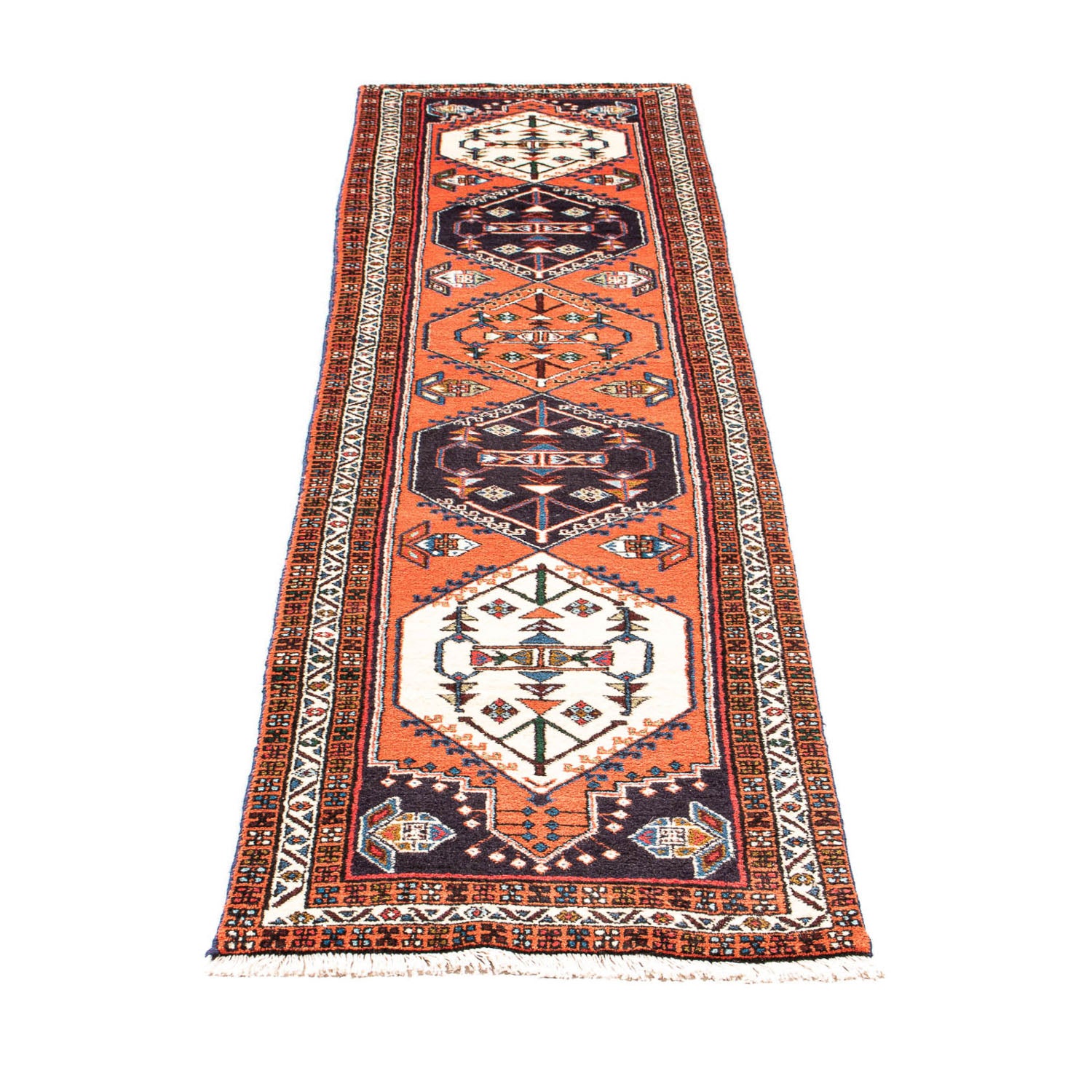 Alfombra de pasillo Alfombra persa - Nómada - 310 x 73 cm - rojo