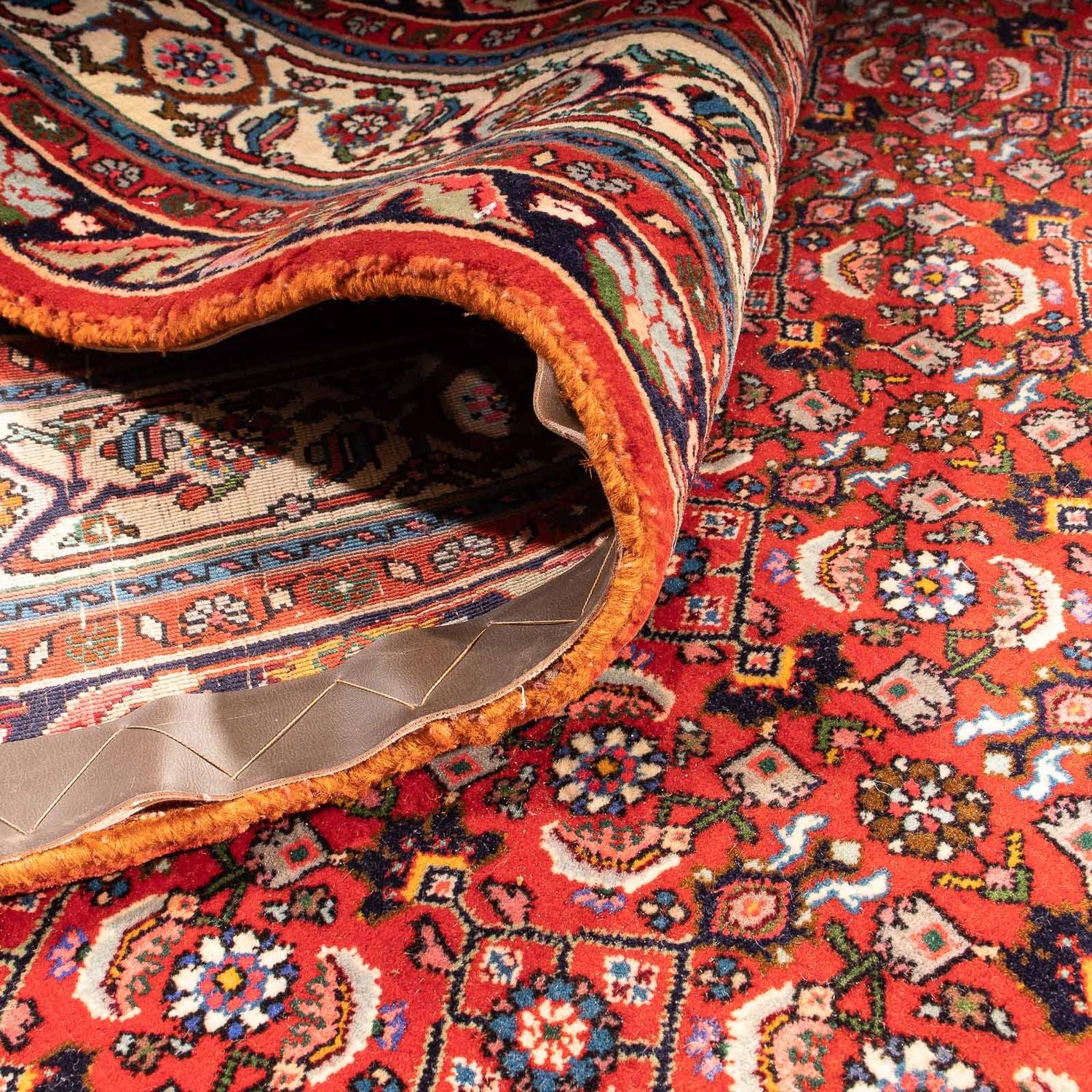 Alfombra persa - Bidjar - 300 x 204 cm - rojo