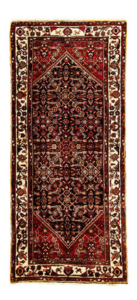 Alfombra de pasillo Alfombra persa - Nómada - 228 x 100 cm - azul oscuro