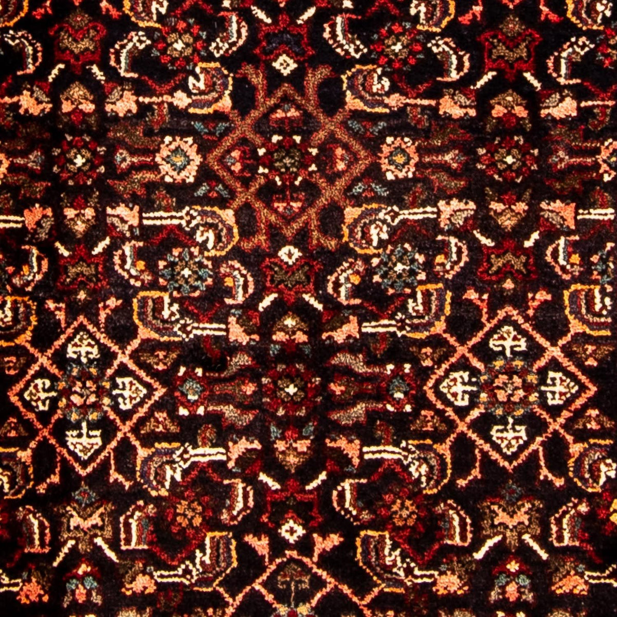 Alfombra de pasillo Alfombra persa - Nómada - 228 x 100 cm - azul oscuro