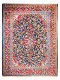 Alfombra persa - Keshan - 362 x 267 cm - azul oscuro