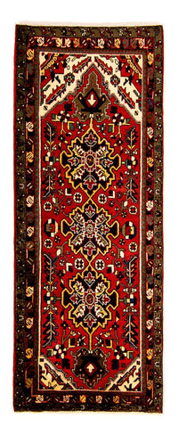 Alfombra de pasillo Alfombra persa - Nómada - 213 x 86 cm - rojo oscuro