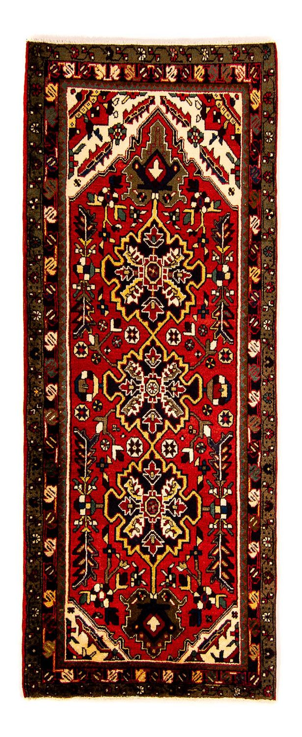 Alfombra de pasillo Alfombra persa - Nómada - 213 x 86 cm - rojo oscuro