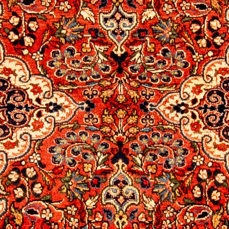 Alfombra de pasillo Alfombra persa - Bidjar - 207 x 77 cm - rojo claro