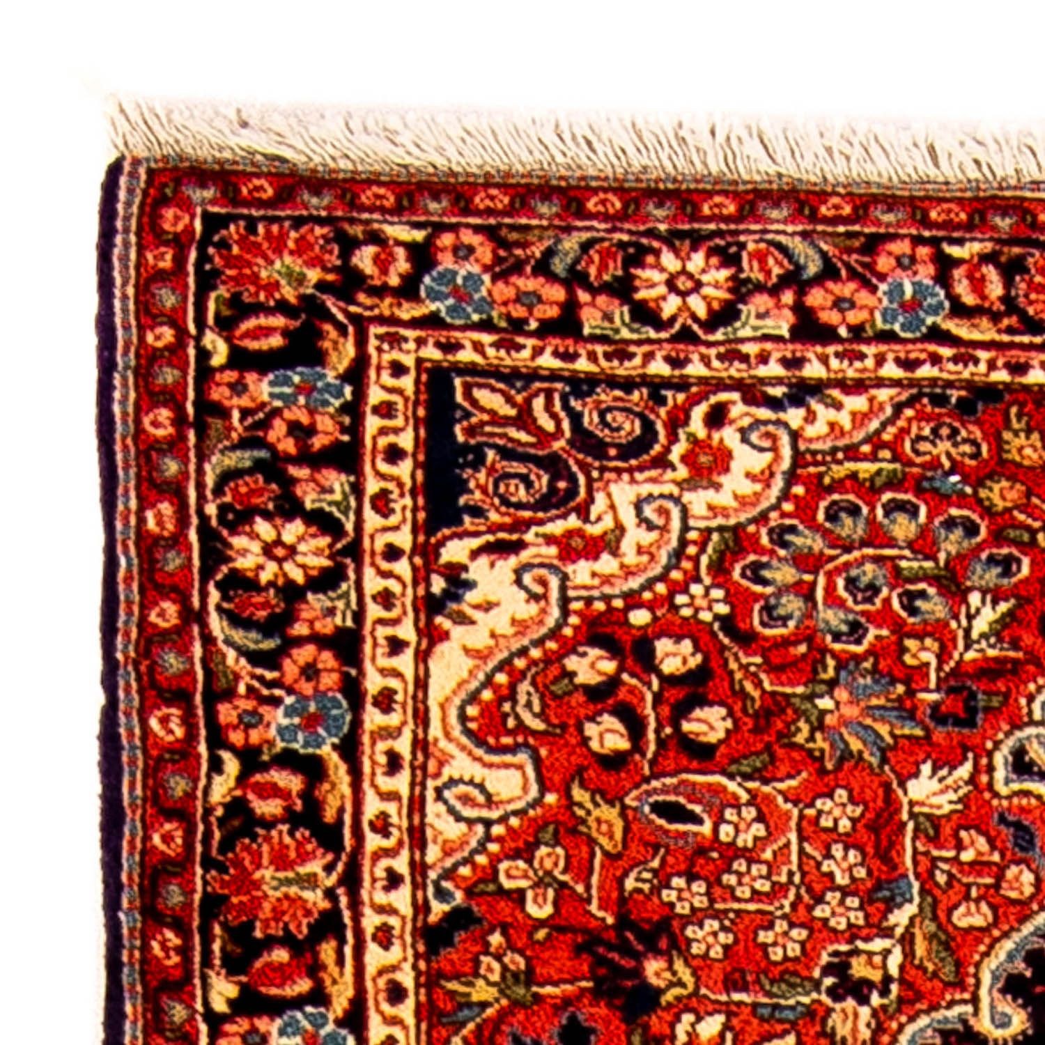 Alfombra de pasillo Alfombra persa - Bidjar - 207 x 77 cm - rojo claro
