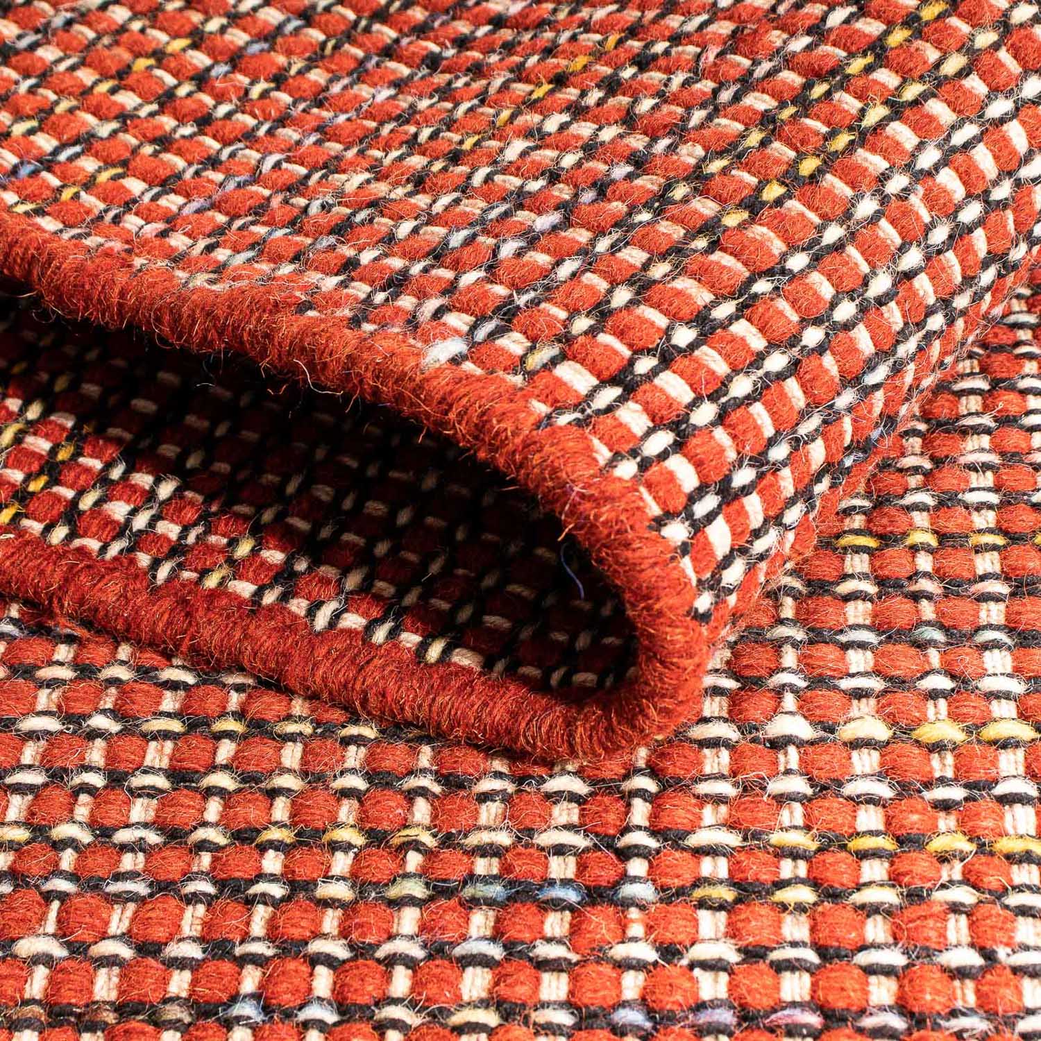 Alfombra Kelim - Tendencia - 160 x 91 cm - rojo