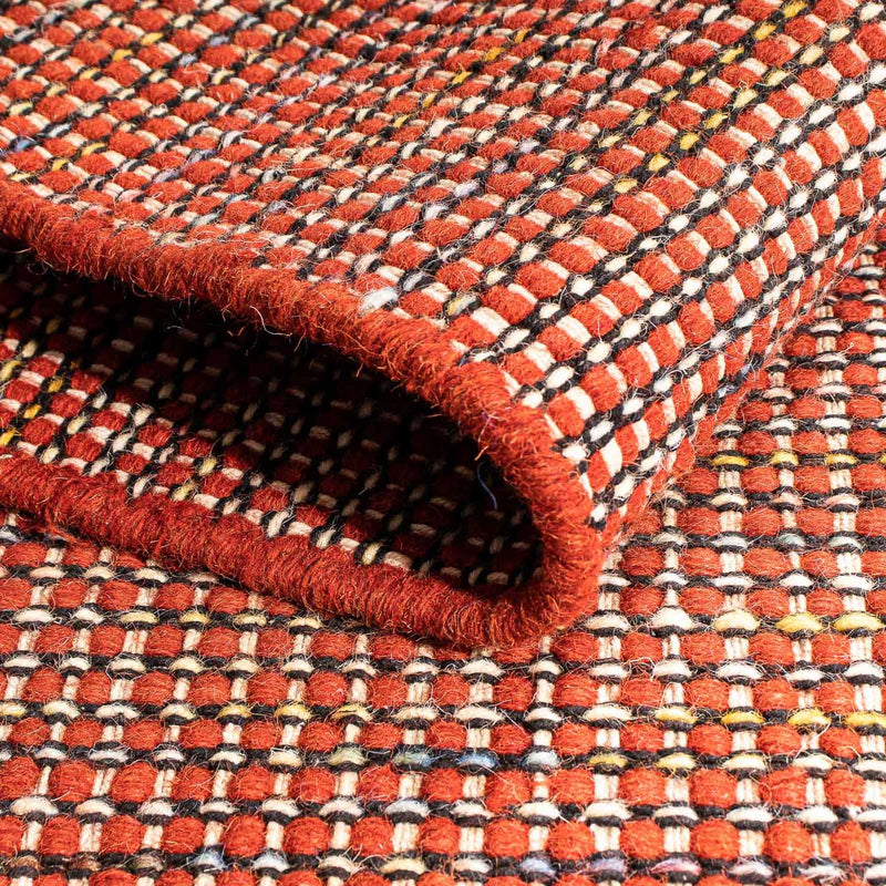 Alfombra Kelim - Tendencia - 160 x 91 cm - rojo